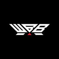 WBB letter logo design, WBB simple and modern logo. WBB luxurious alphabet design vector