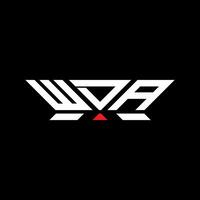 WDA letter logo design, WDA simple and modern logo. WDA luxurious alphabet design vector
