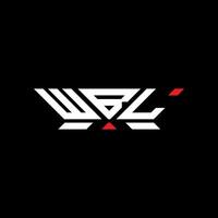 WBL letter logo design, WBL simple and modern logo. WBL luxurious alphabet design vector