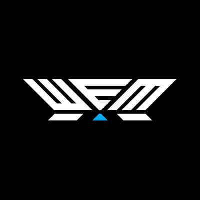 WEM letter logo design, WEM simple and modern logo. WEM luxurious alphabet design
