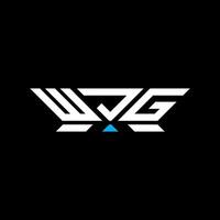 WJG letter logo design, WJG simple and modern logo. WJG luxurious alphabet design vector