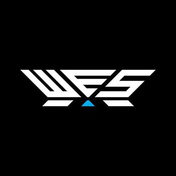 wes letra logo diseño, wes sencillo y moderno logo. wes lujoso alfabeto diseño vector