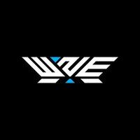 WNE letter logo design, WNE simple and modern logo. WNE luxurious alphabet design vector