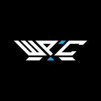 WPC letter logo design, WPC simple and modern logo. WPC luxurious alphabet design vector