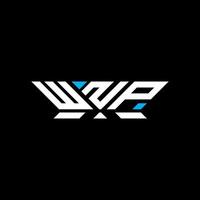 WNP letter logo design, WNP simple and modern logo. WNP luxurious alphabet design vector