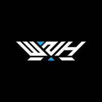 WNH letter logo design, WNH simple and modern logo. WNH luxurious alphabet design vector