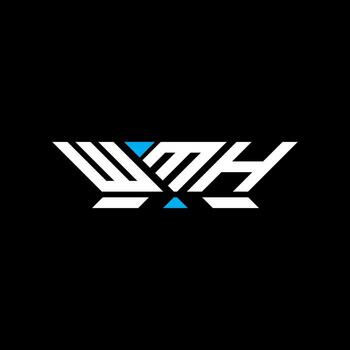 wmh letra logo diseño, wmh sencillo y moderno logo. wmh lujoso alfabeto diseño vector