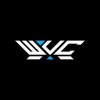 WUC letter logo design, WUC simple and modern logo. WUC luxurious alphabet design vector