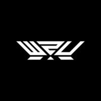 WZU letter logo design, WZU simple and modern logo. WZU luxurious alphabet design vector
