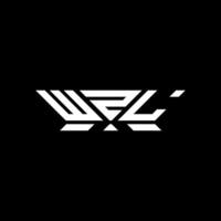 WZL letter logo design, WZL simple and modern logo. WZL luxurious alphabet design vector