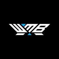 WMB letter logo design, WMB simple and modern logo. WMB luxurious alphabet design vector