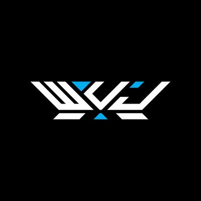 WUJ letter logo design, WUJ simple and modern logo. WUJ luxurious alphabet design