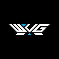 WUG letter logo design, WUG simple and modern logo. WUG luxurious alphabet design vector