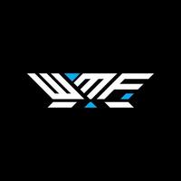WMF letter logo design, WMF simple and modern logo. WMF luxurious alphabet design vector