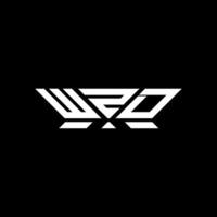 WZD letter logo design, WZD simple and modern logo. WZD luxurious alphabet design vector