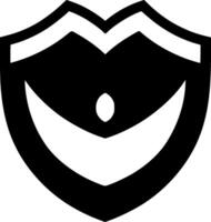 Shield, Minimalist and Simple Silhouette - illustration vector