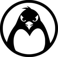 Penguin, Minimalist and Simple Silhouette - illustration vector