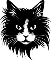 Cat, Minimalist and Simple Silhouette - illustration vector