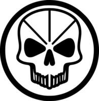 Skeleton - Minimalist and Flat Logo - illustration vector