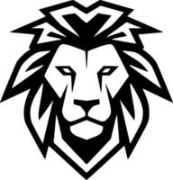 Lion, Minimalist and Simple Silhouette - illustration vector