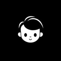 Baby, Black and White illustration vector