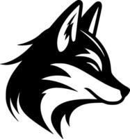 Fox, Minimalist and Simple Silhouette - illustration vector