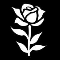 Flower, Black and White illustration vector