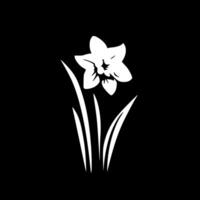 Daffodil, Minimalist and Simple Silhouette - illustration vector