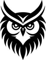 Owl, Minimalist and Simple Silhouette - illustration vector