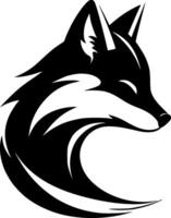 Fox, Minimalist and Simple Silhouette - illustration vector