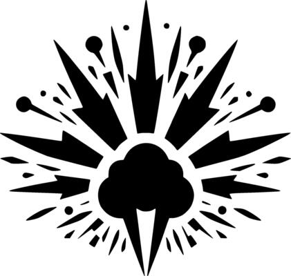 Boom - Minimalist and Flat Logo - illustration