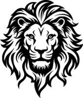 Lion, Minimalist and Simple Silhouette - illustration vector