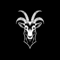Goat, Minimalist and Simple Silhouette - illustration vector