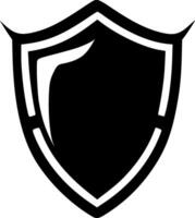Shield, Minimalist and Simple Silhouette - illustration vector