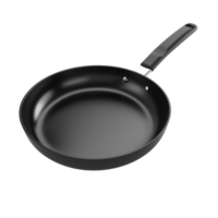 A non-stick frying pan isolated on a transparent background png