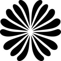 Flower, Minimalist and Simple Silhouette - illustration vector