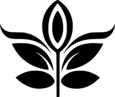 Flower, Minimalist and Simple Silhouette - illustration vector