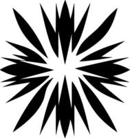 Explosion, Minimalist and Simple Silhouette - illustration vector