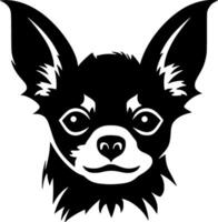 Chihuahua, Minimalist and Simple Silhouette - illustration vector