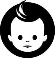 Baby, Minimalist and Simple Silhouette - illustration vector