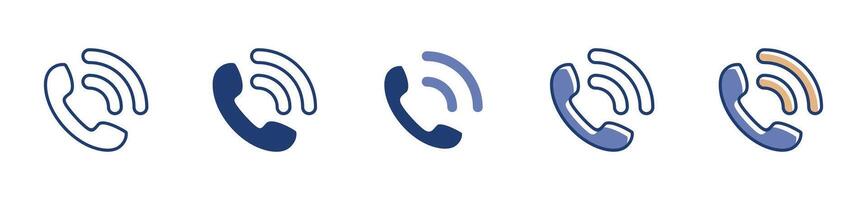 phone call ringing icon simple dial communication illustration design vector