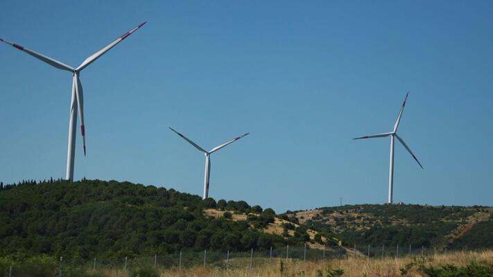 Ancient Windmill On Mt. S. Erasmo