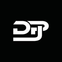 Monogram Initial DPJ Simple Business Creative Design Logo vector