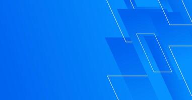 Modern blue abstract shapes and lines background for presentation design, banner, brochure, and business card vector