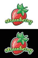 Colourful Fruits Illustration with Names. vector