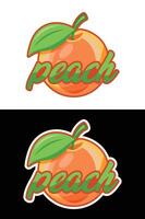Colourful Fruits Illustration with Names. vector