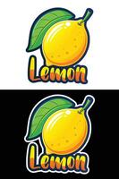 Colourful Fruits Illustration with Names. vector