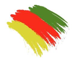 Brushes of different colors. The brushes are multi-colored. vector