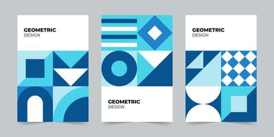 Abstract minimalist cover template. Modern colorful geometric pattern concept. illustration vector