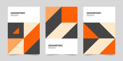 Abstract minimalist cover template. Modern colorful geometric pattern concept. illustration vector